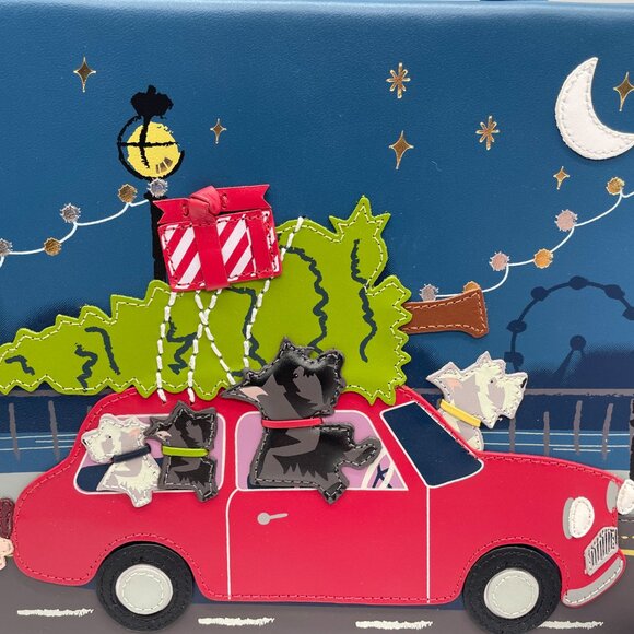 Radley London Driving Home For Christmas Medium Leather Satchel - Picture 4 of 16